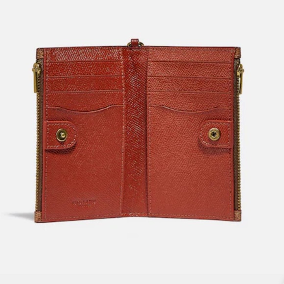 Coach Other Coach Zip Chain Card Case In Signature Canvas Poshmark